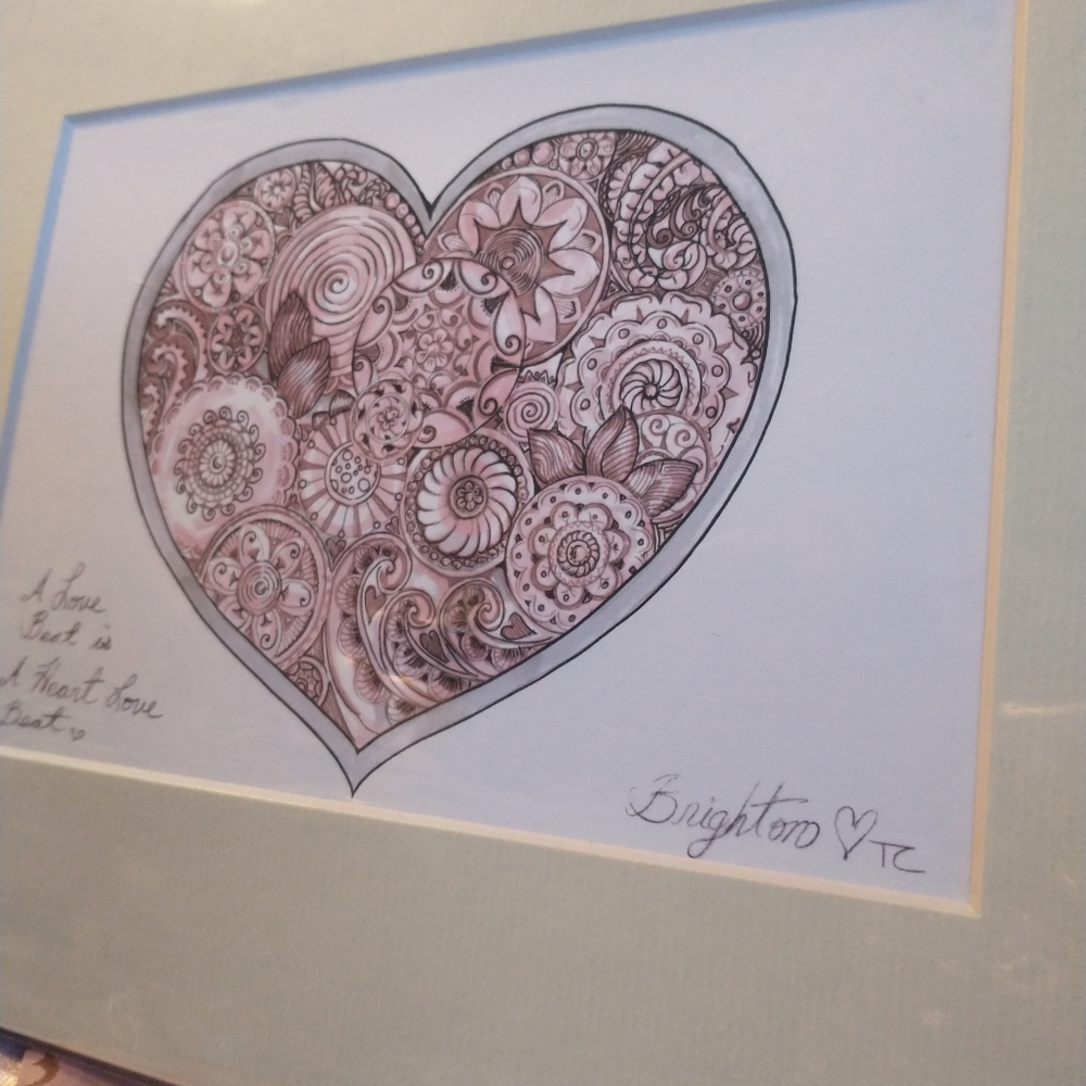 BRIGHTON MATTED ART PRINT BY TOM CLANCY